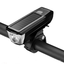 La luz delantero de Bike Light Bicycle Lightlight Solar Carga solar para montar la luz de los accesorios para bicicletas de montaña